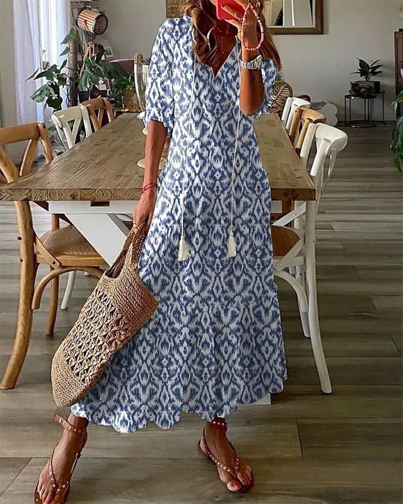 Luna | Effortless Boho Midi Dress