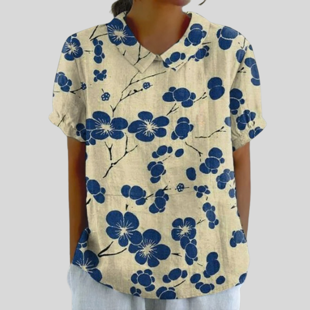 Elegant & Comfortable Floral Top