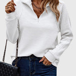 Molly | Elegant Half-Zip Sweater — 2