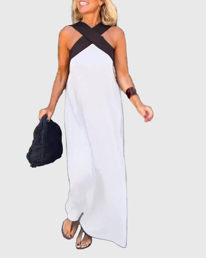 Elena | Elegant Flowing Maxi Dress