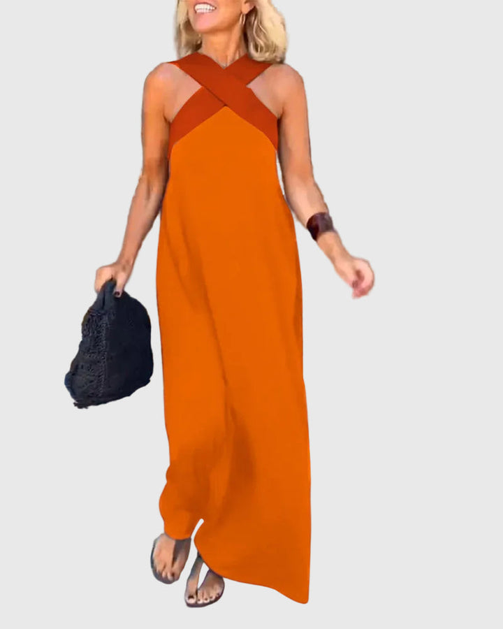 Elena | Elegant Flowing Maxi Dress
