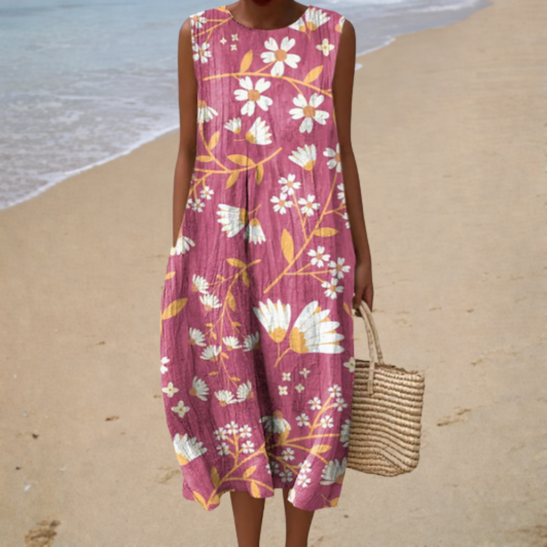 Comfortable Sleeveless Summer Dress