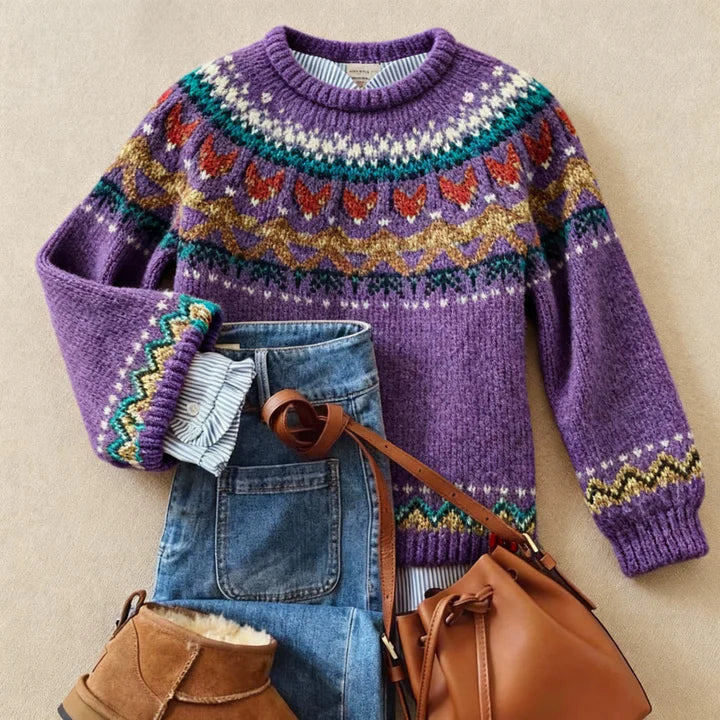 Solva™ | Classic Vintage Knit Sweater — 1