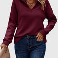 Molly | Elegant Half-Zip Sweater — 5