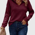Molly | Elegant Half-Zip Sweater — 5