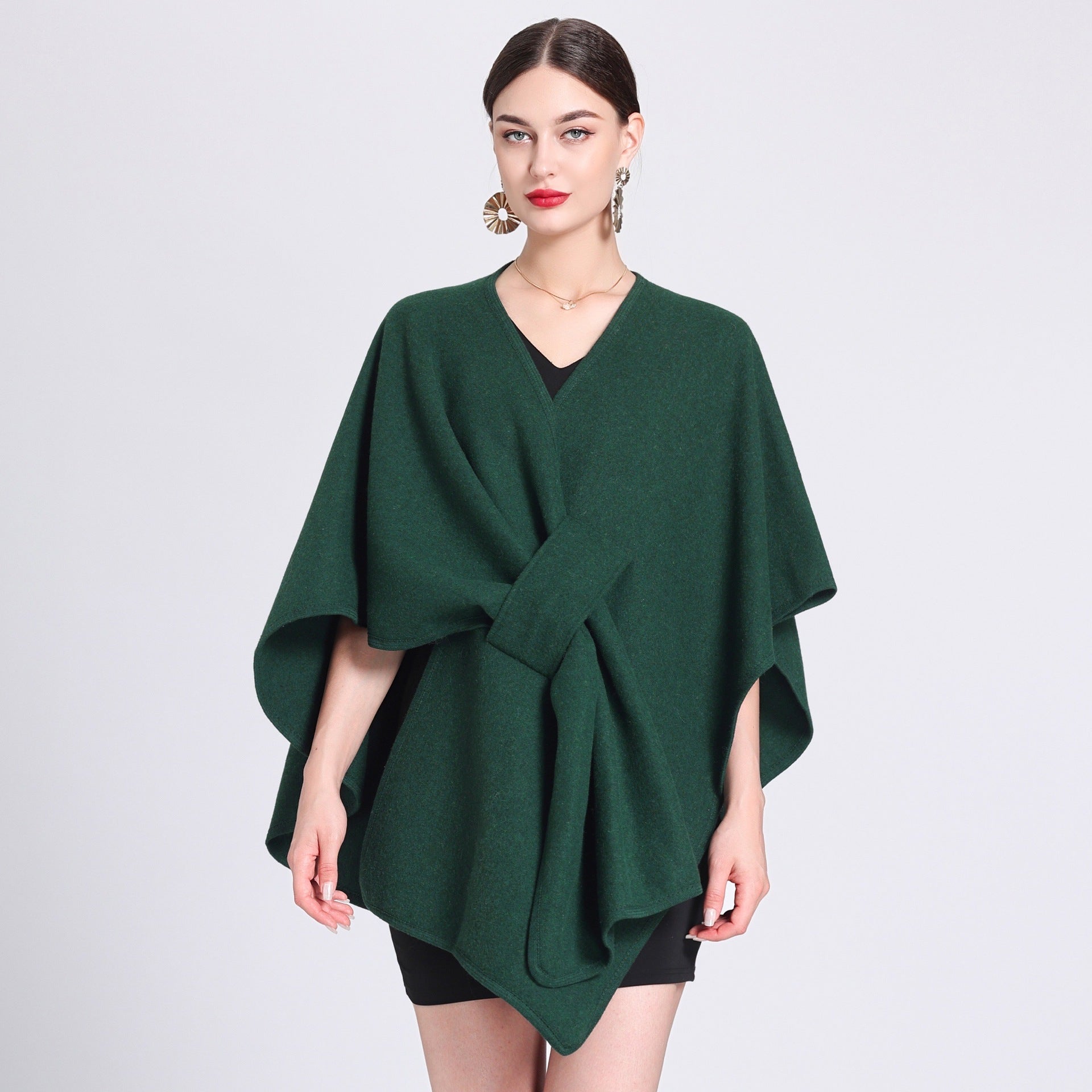 Marina | Caped Fleece Shawl