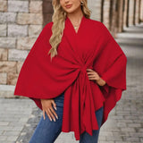 Silei | Elegant Poncho Sweater — 7