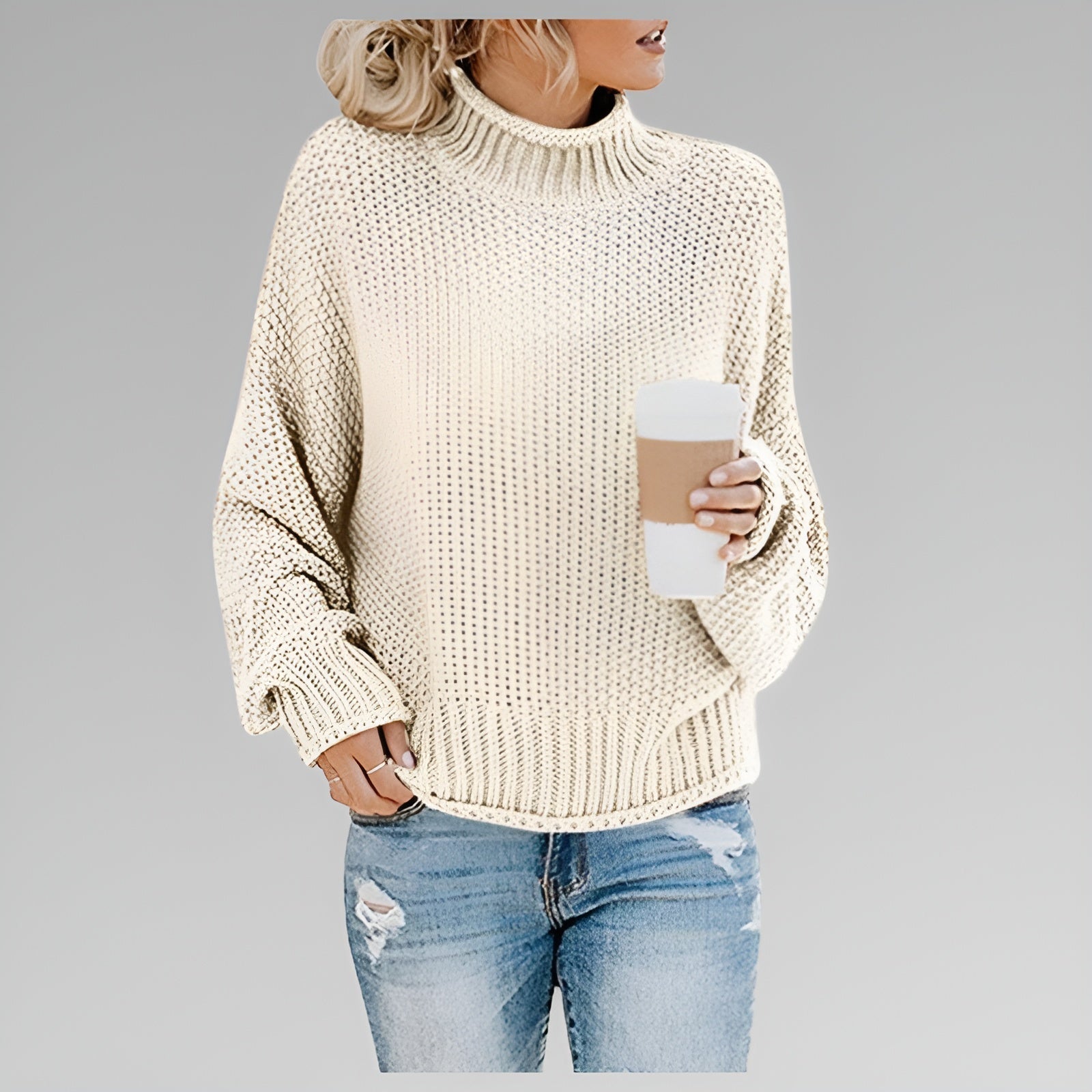 Anna | Cashmere Classic Cozy Knit Sweater — 9