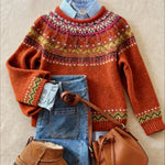 Simona™ | Chic Vintage Knit Sweater — 1