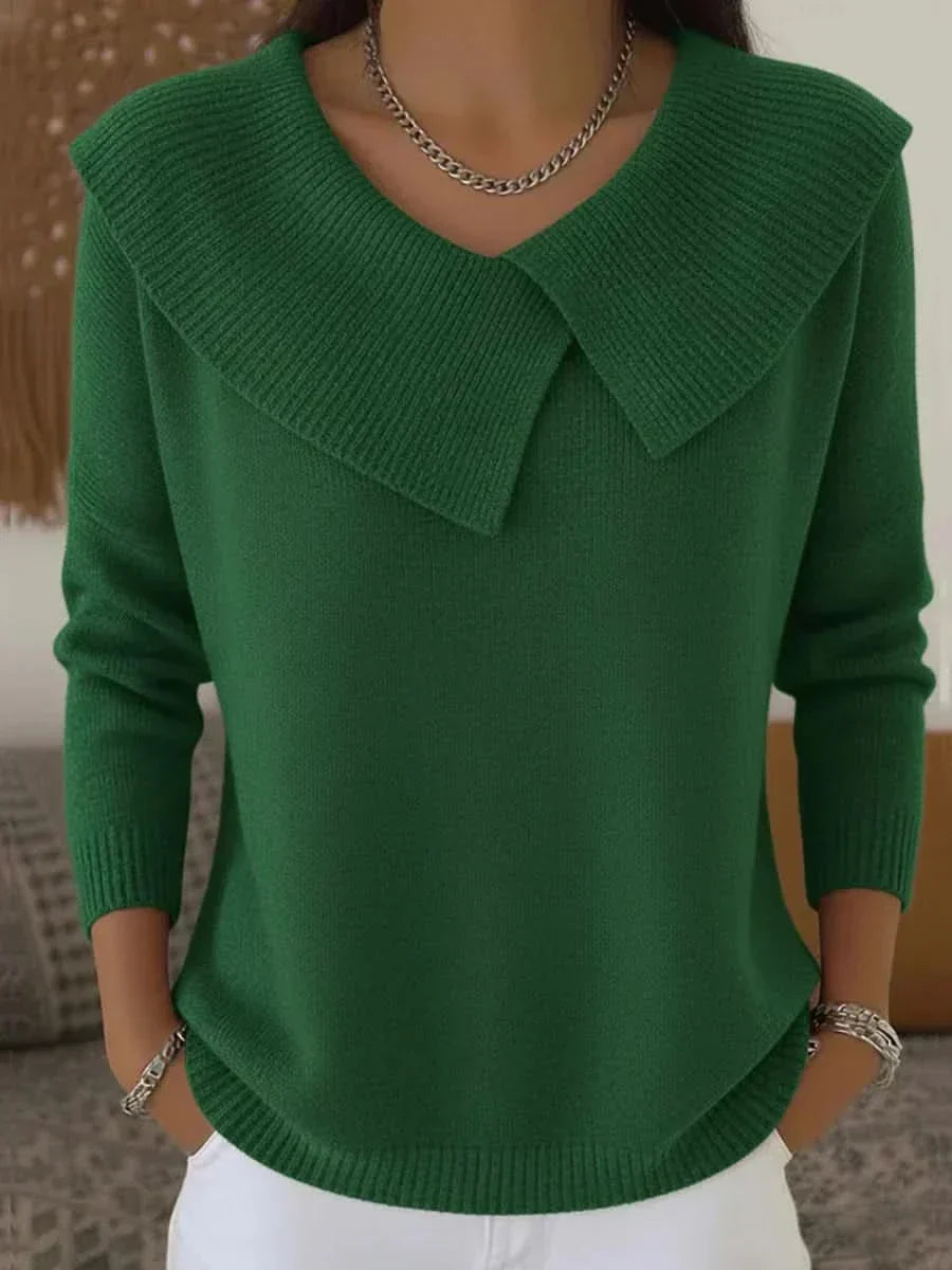 Shelby™ | Ribbed Collar Sweater — 3