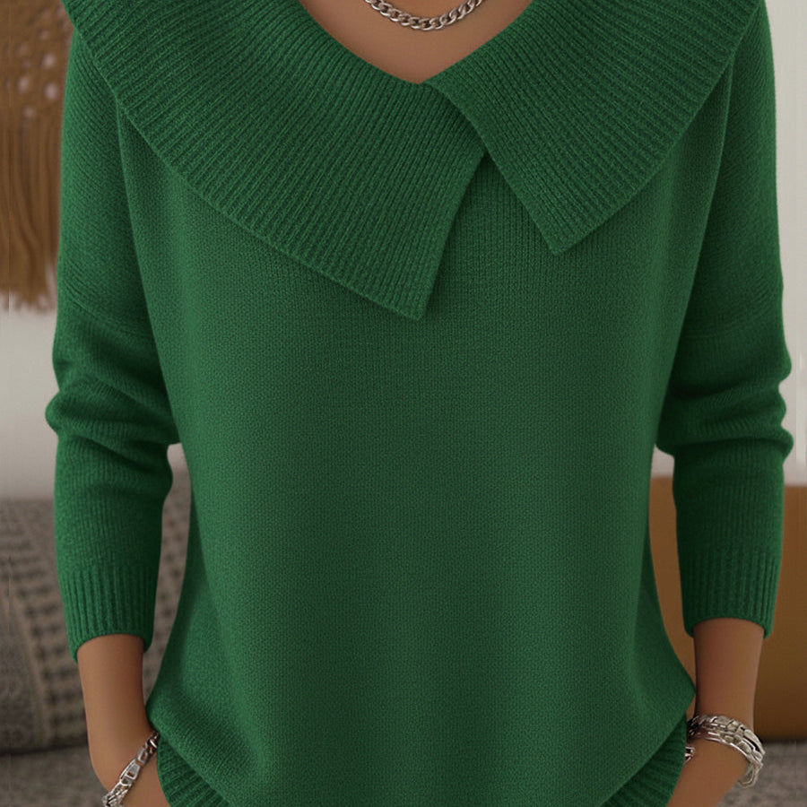 Sunnora™ | Warm Sweater with Soft Collar — 1