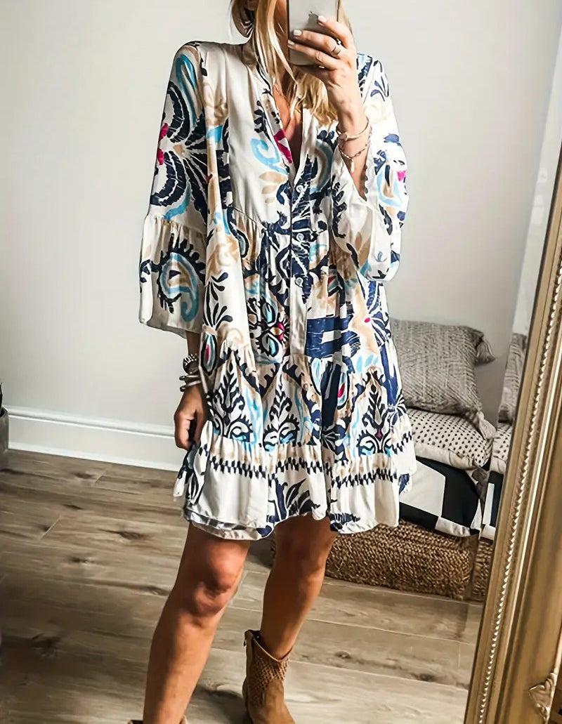 Veronique | Bohemian Tunic Dress