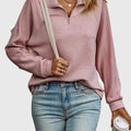 Molly | Elegant Half-Zip Sweater — 1