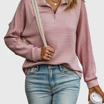 Molly | Elegant Half-Zip Sweater — 1