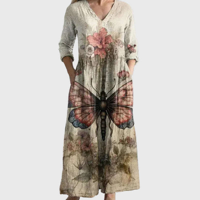 Saule | Graceful Flowing Maxi Dress