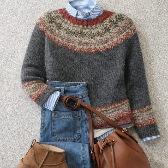 Lauren™ | Heritage Nordic Knit Sweater — 1