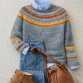 Emily™ | Heritage Nordic Knit Sweater — 1