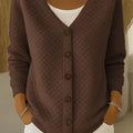 Laverne™ | Quilted Button-Front Cardigan — 4