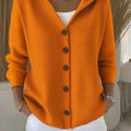 Darienne™ | Hooded Button-Up Knit Cardigan — 6