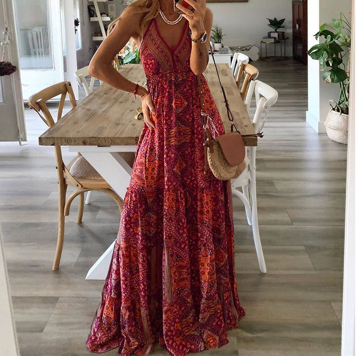 Gweneth | Sleeveless Boho Dress