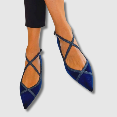 Noelle™ | Chic Navy Loafers