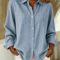 Jacqueline™ | Striped Button-Down Shirt — 1