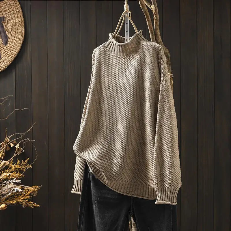 Amara | Turtleneck Knit Sweater — 2