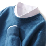 Lucy | Merino Wool Crew Neck Sweater — 7