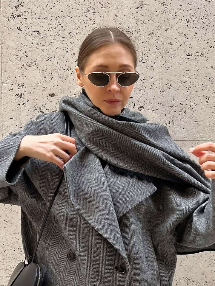 Navaya | Slim Oval Sunglasses