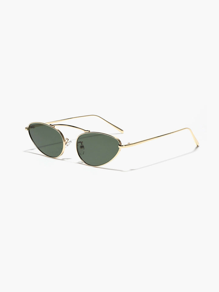 Navaya | Slim Oval Sunglasses