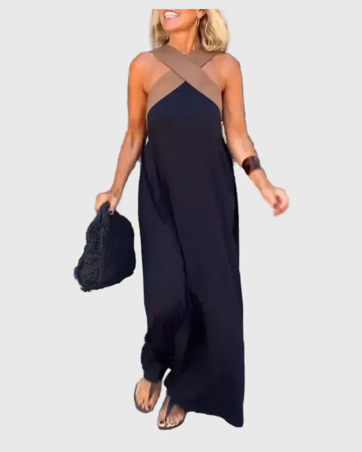 Elena | Elegant Flowing Maxi Dress
