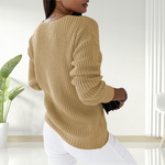 Oriana | Comfy V-Neck Sweater — 15