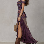 Floral Leopard Print Maxi Dress – Megan Dallas (2)