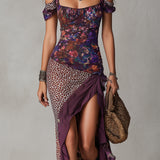 Floral Leopard Print Maxi Dress – Megan Dallas (4)