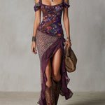 Floral Leopard Print Maxi Dress – Megan Dallas (1)
