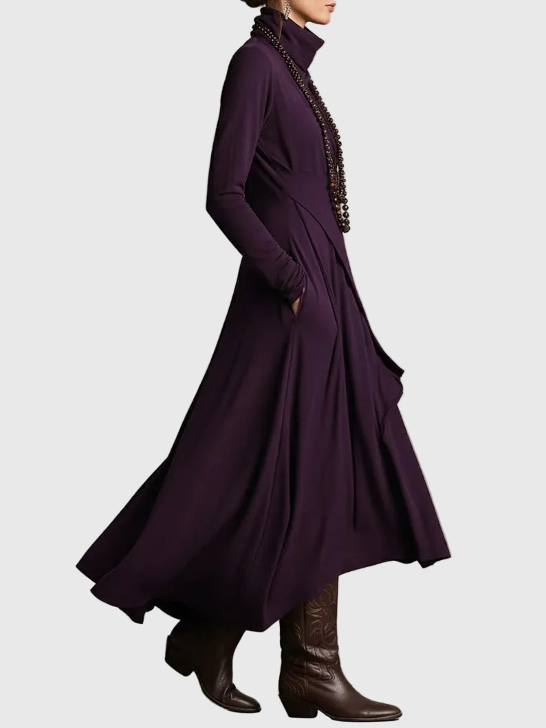 Violet | Pleated Maxi Dress