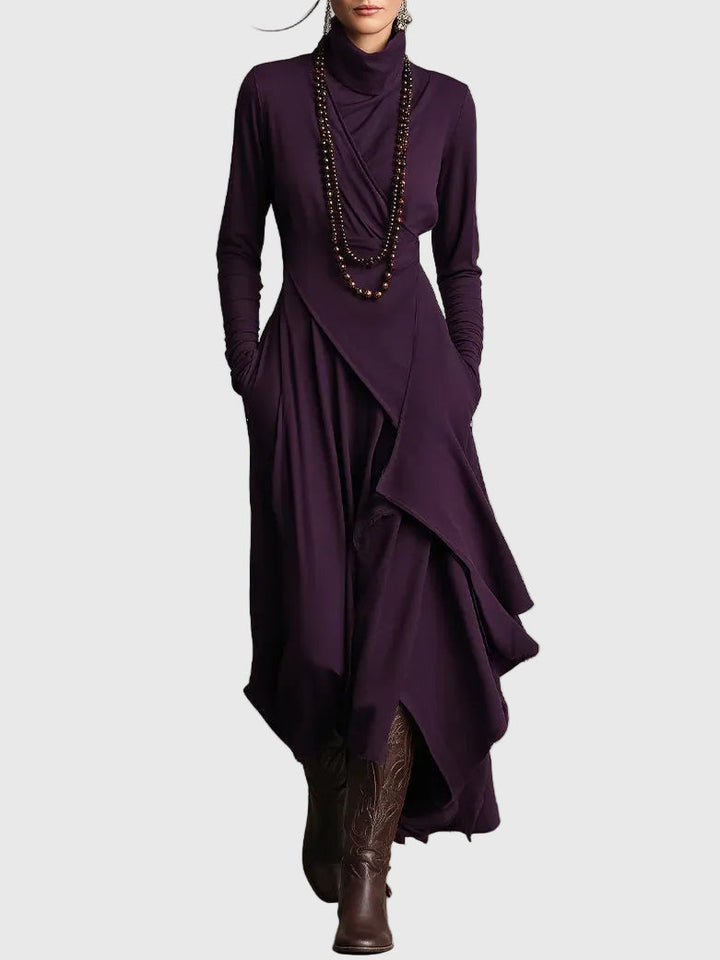 Violet | Pleated Maxi Dress