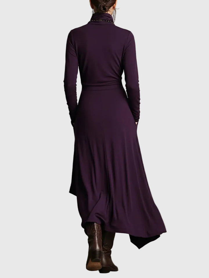 Violet | Pleated Maxi Dress