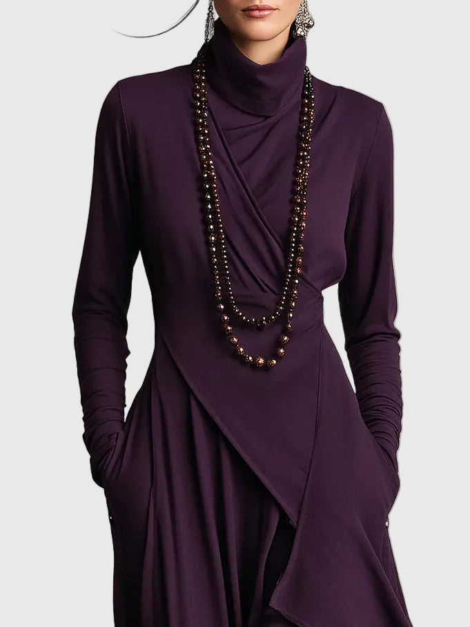 Violet | Pleated Maxi Dress