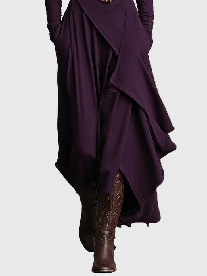 Violet | Pleated Maxi Dress