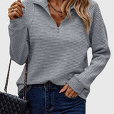Molly | Elegant Half-Zip Sweater — 3
