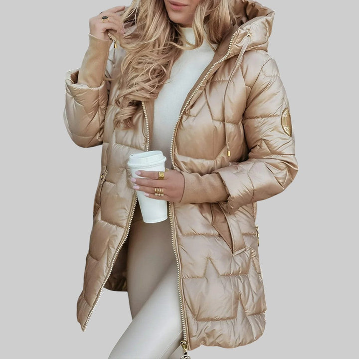 Cecilia | Elegant Hooded Fall Coat