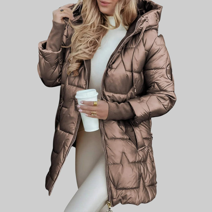 Cecilia | Elegant Hooded Fall Coat