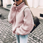 Celine - Chunky Knit Turtleneck Sweater — 2