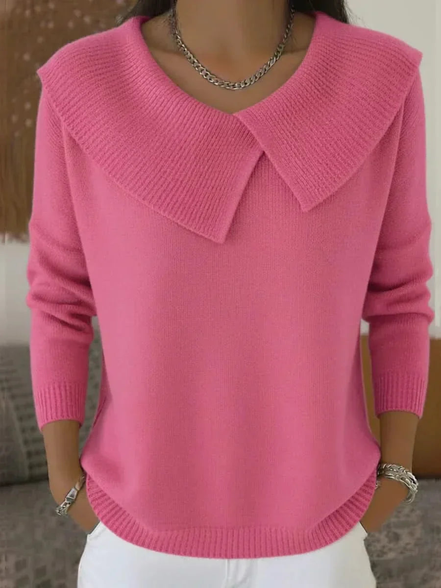 Shelby™ | Ribbed Collar Sweater — 1