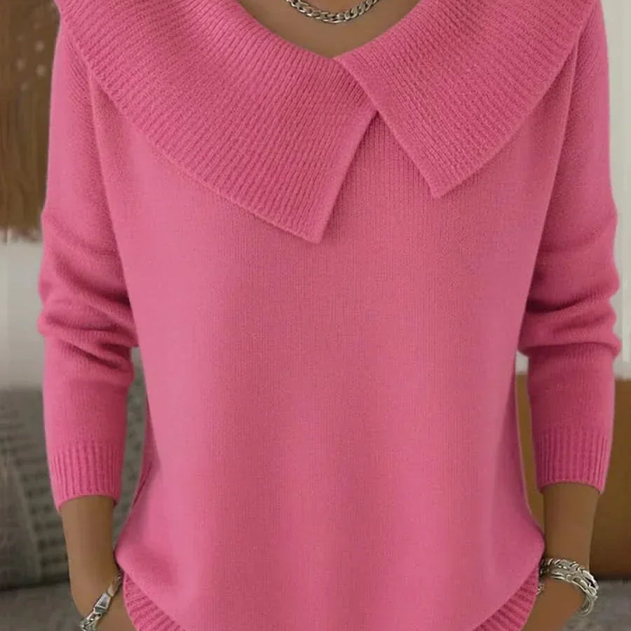 Shelby™ | Ribbed Collar Sweater — 1