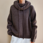 Deborah | Cashmere Cozy Hooded Pullover Style — 2