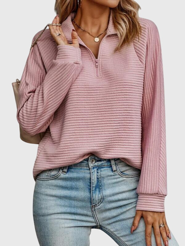 Molly | Elegant Half-Zip Sweater — 7
