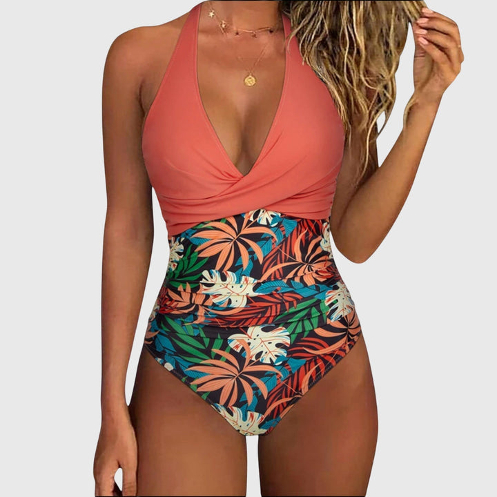 Florence | Elegant V-Neck Swimsuit