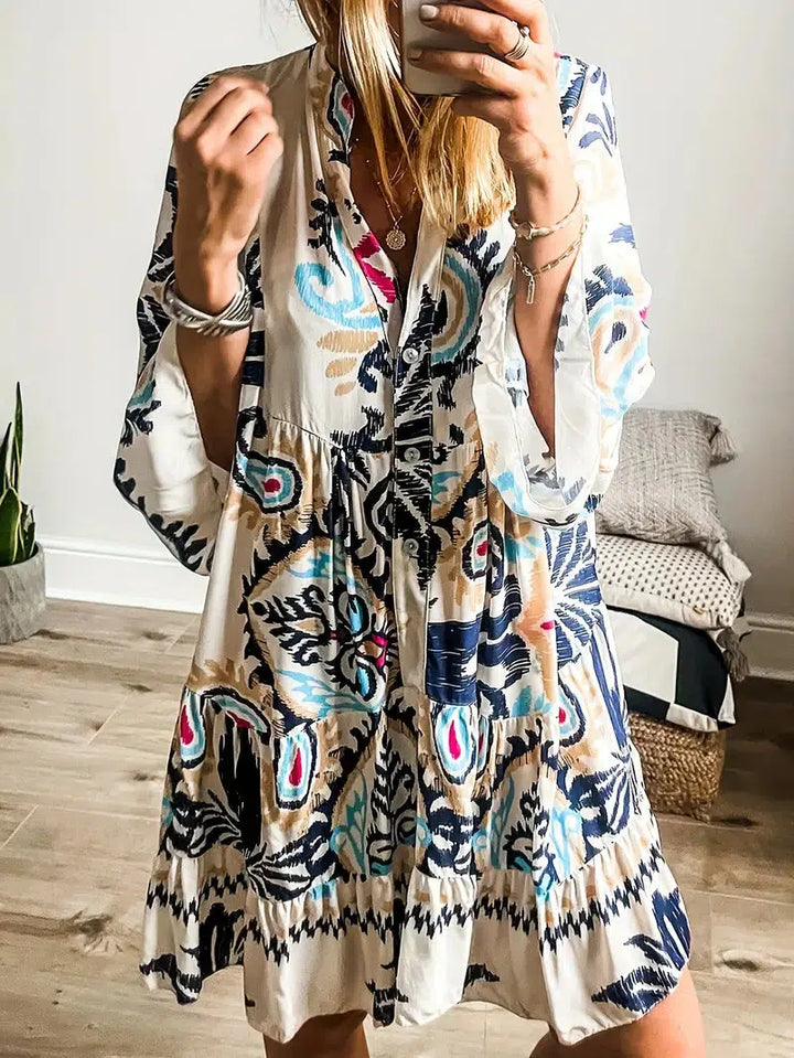 Veronique | Bohemian Tunic Dress
